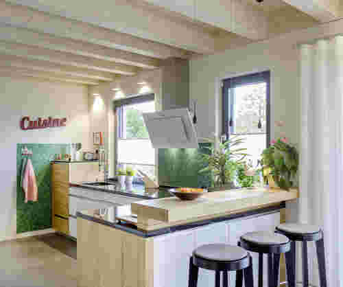 Moderne Küche im Bauhausstil